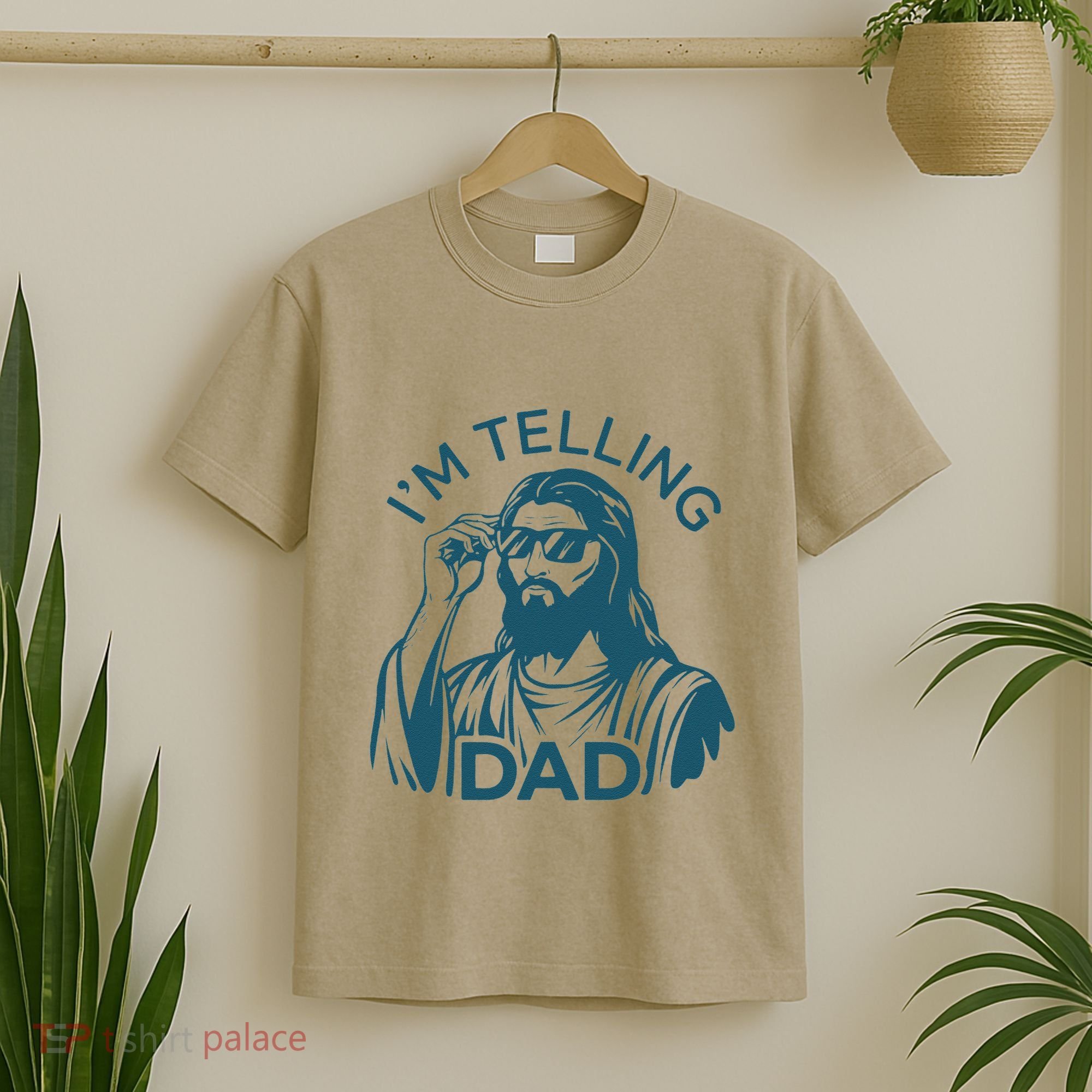 Funny Jesus Meme IM Telling Dad Jesus Christian T-Shirt