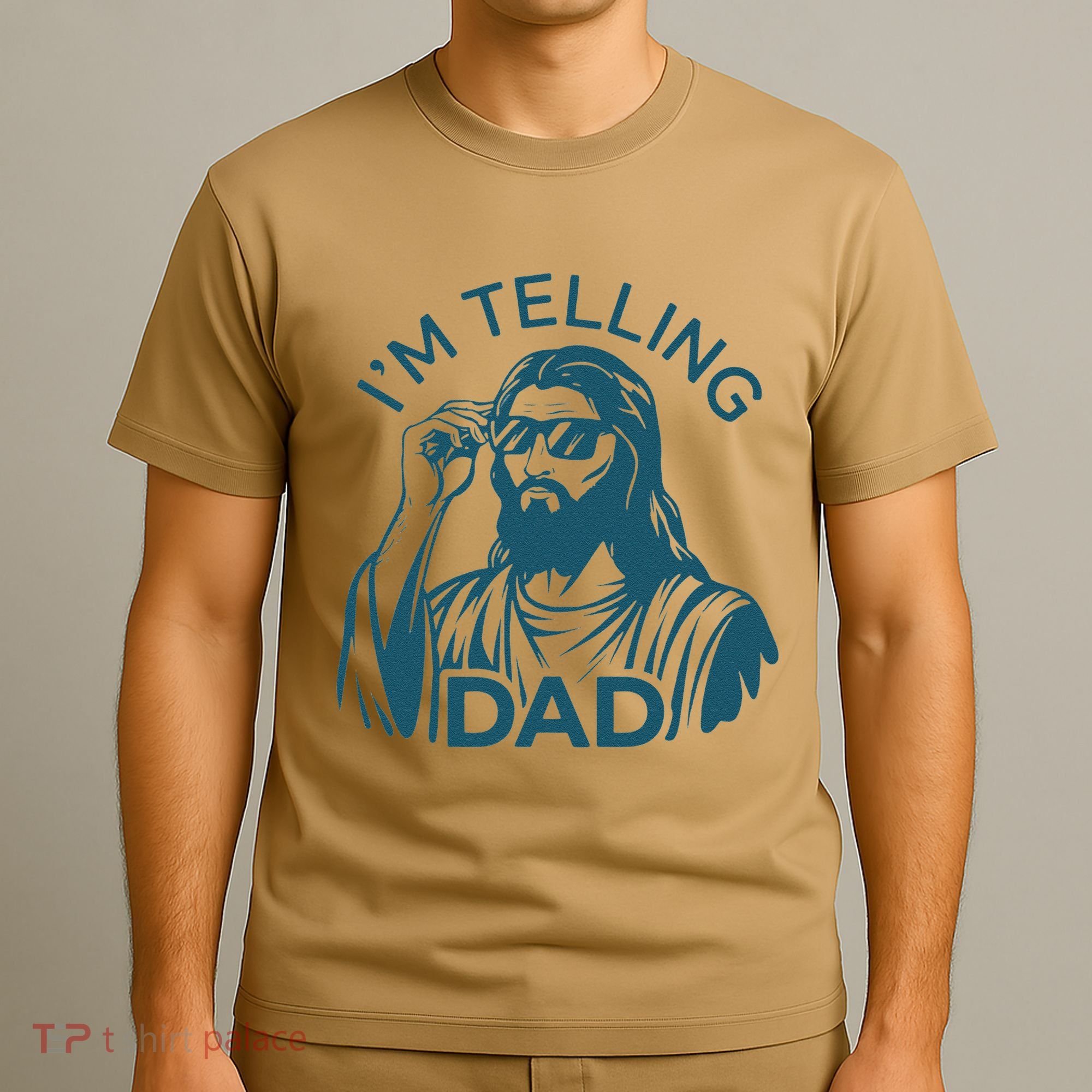 Funny Jesus Meme IM Telling Dad Jesus Christian T-Shirt