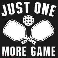 Funny Just One More Game Pickleball Player Gift Pickleballers Hoodie thumb 7