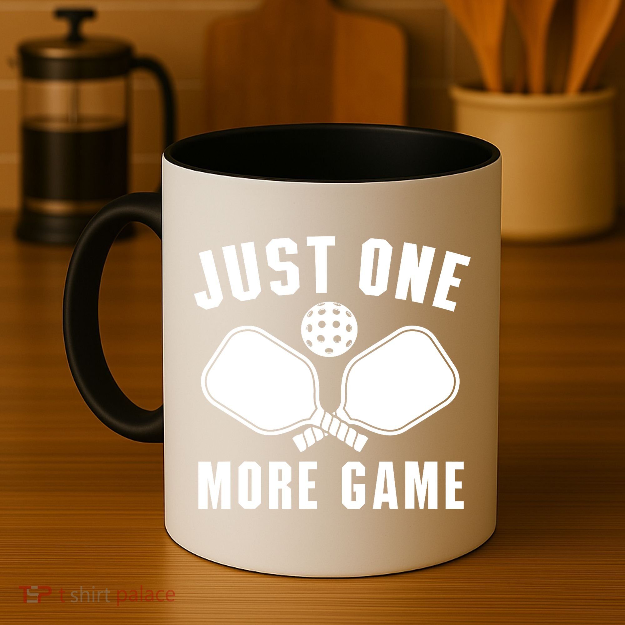 Funny Just One More Game Pickleball Player Gift Pickleballers Coffee Mug