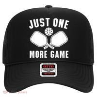 Funny Just One More Game Pickleball Player Gift Pickleballers Hat thumb 0