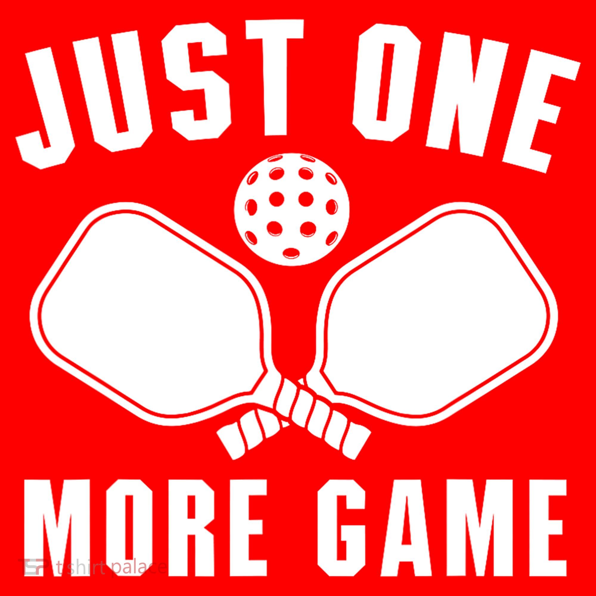 Funny Just One More Game Pickleball Player Gift Pickleballers Santa Hat