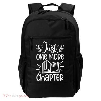 Funny Just One More Chapter Book Lovers Gift Backpack
