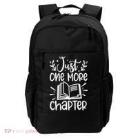 Funny Just One More Chapter Book Lovers Gift Backpack thumb 0