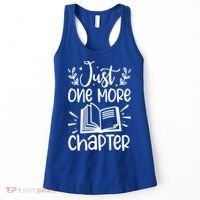 Funny Just One More Chapter Book Lovers Gift Women's Tank Top thumb 0