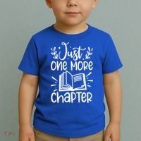 Funny Just One More Chapter Book Lovers Gift Toddler T-Shirt thumb 2
