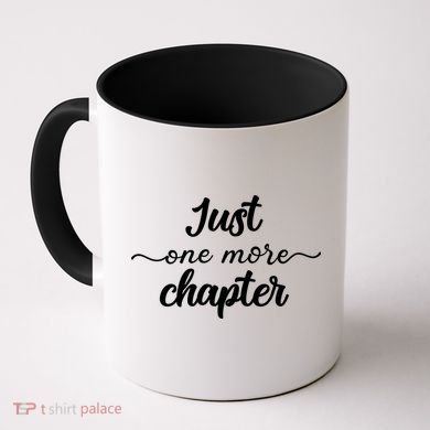 Funny Just One More Chapter Book Booklover Bookworm Nerd Cool Gift Coffee Mug