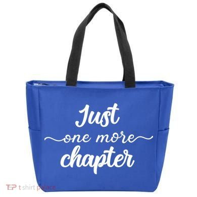 Funny Just One More Chapter Book Booklover Bookworm Nerd Cool Gift Tote Bag