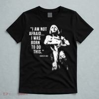 Feminist Joan Of Arc Am Not Afraid I Was Born Do This St. T-Shirt thumb 5