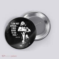 Feminist Joan Of Arc Am Not Afraid I Was Born Do This St. Button thumb 0