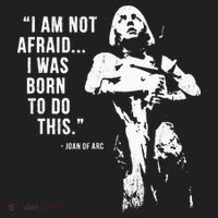 Feminist Joan Of Arc Am Not Afraid I Was Born Do This St. Hat thumb 2