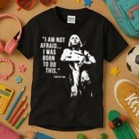 Feminist Joan Of Arc Am Not Afraid I Was Born Do This St. Kids T-Shirt thumb 3