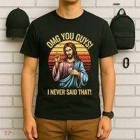 Funny Jesus Omg You Guys I Never Said That T-Shirt thumb 6