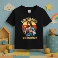 Funny Jesus Omg You Guys I Never Said That Toddler T-Shirt thumb 3