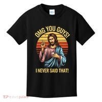 Funny Jesus Omg You Guys I Never Said That Kids T-Shirt thumb 0