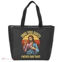 Funny Jesus Omg You Guys I Never Said That Tote Bag thumb 0