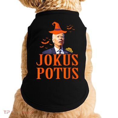 Funny Jokus Potus Halloween Biden Doggie Tank