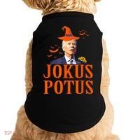 Funny Jokus Potus Halloween Biden Doggie Tank thumb 0