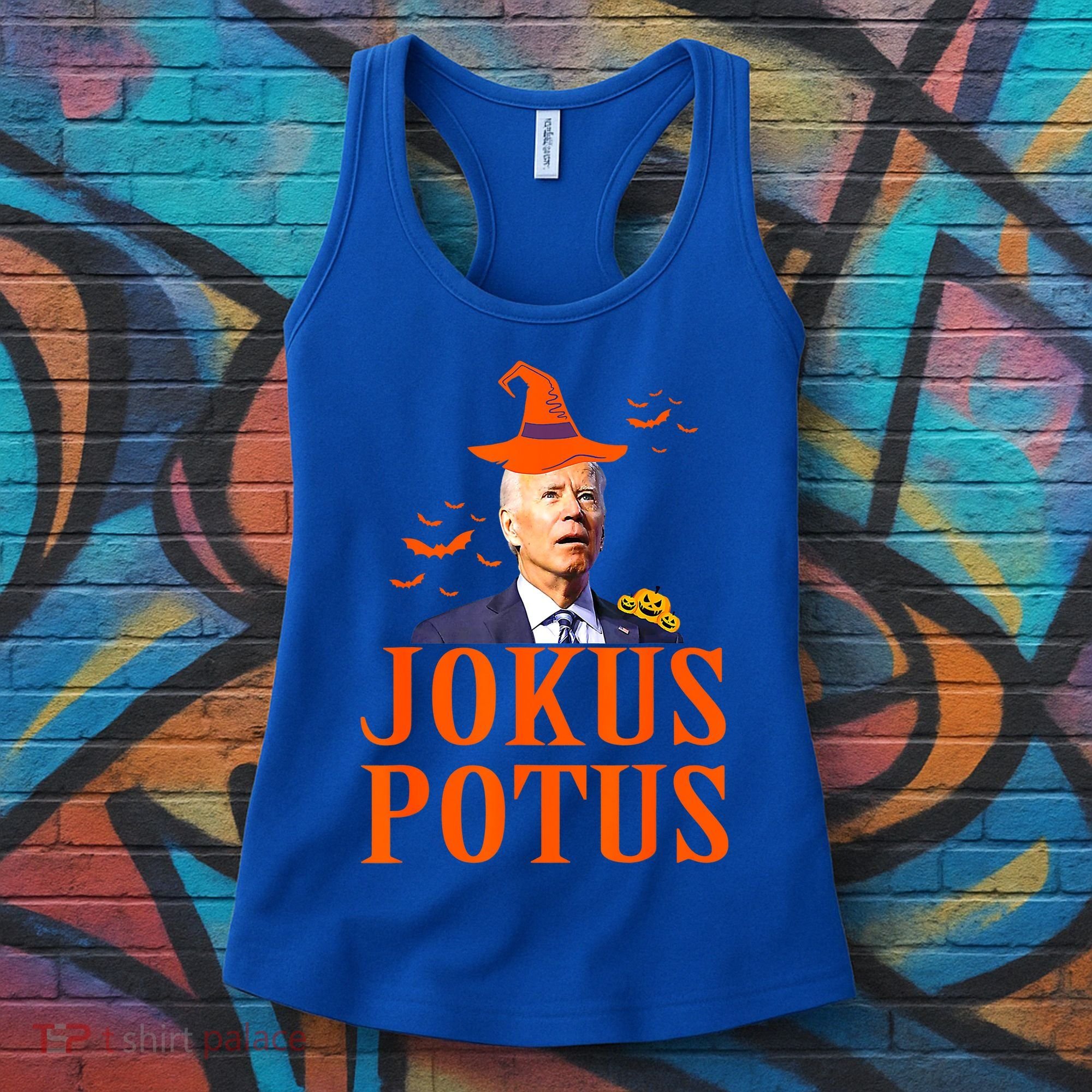 Funny Jokus Potus Halloween Biden Women's Tank Top