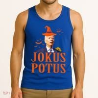 Funny Jokus Potus Halloween Biden Tank Top thumb 3