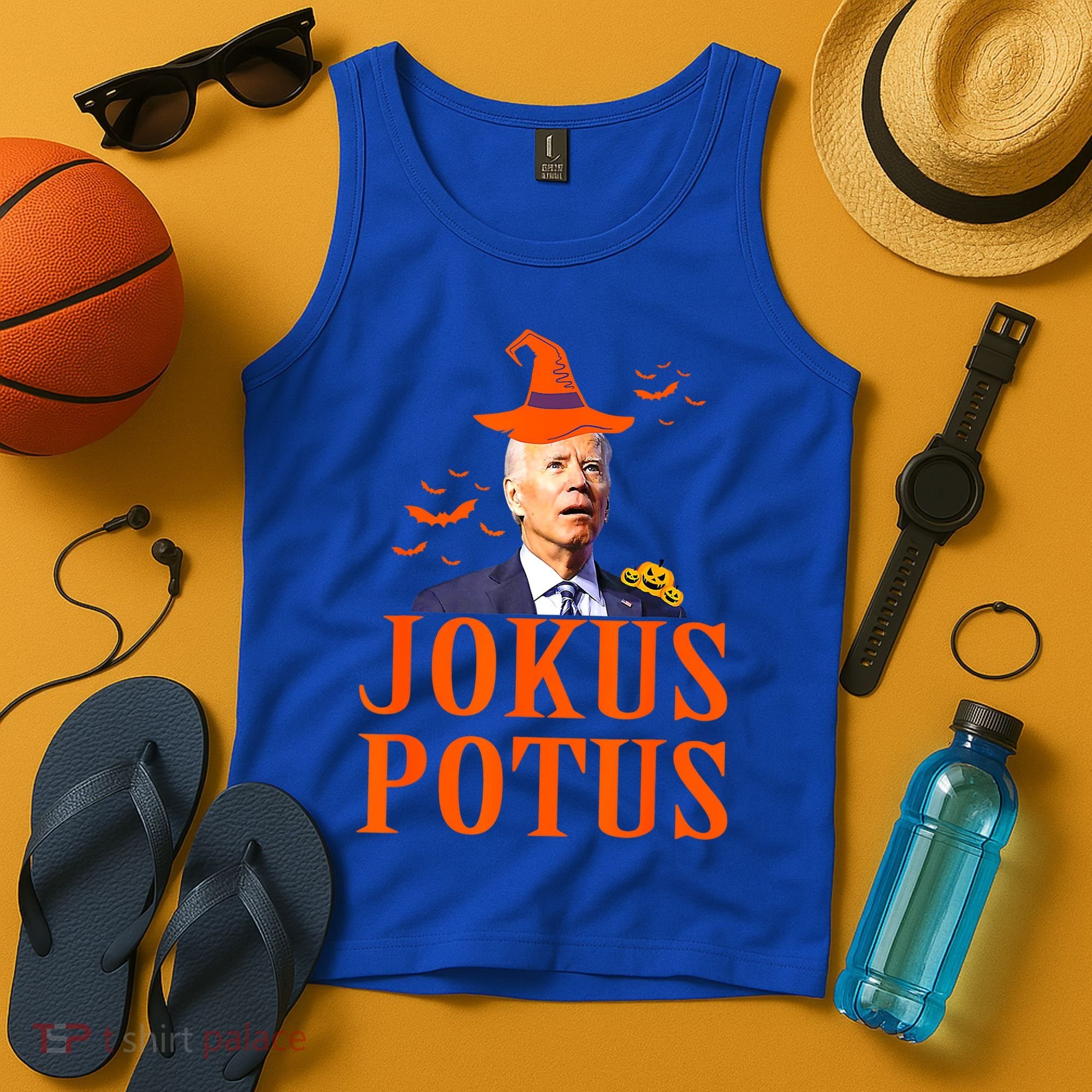 Funny Jokus Potus Halloween Biden Tank Top