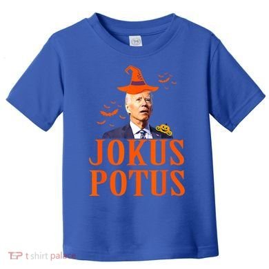 Funny Jokus Potus Halloween Biden Toddler T-Shirt