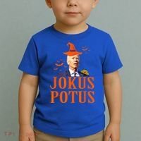 Funny Jokus Potus Halloween Biden Toddler T-Shirt thumb 2