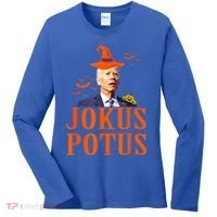 Funny Jokus Potus Halloween Biden Women's Long Sleeve Shirt thumb 0