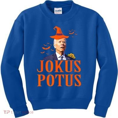 Funny Jokus Potus Halloween Biden Kids Sweatshirt