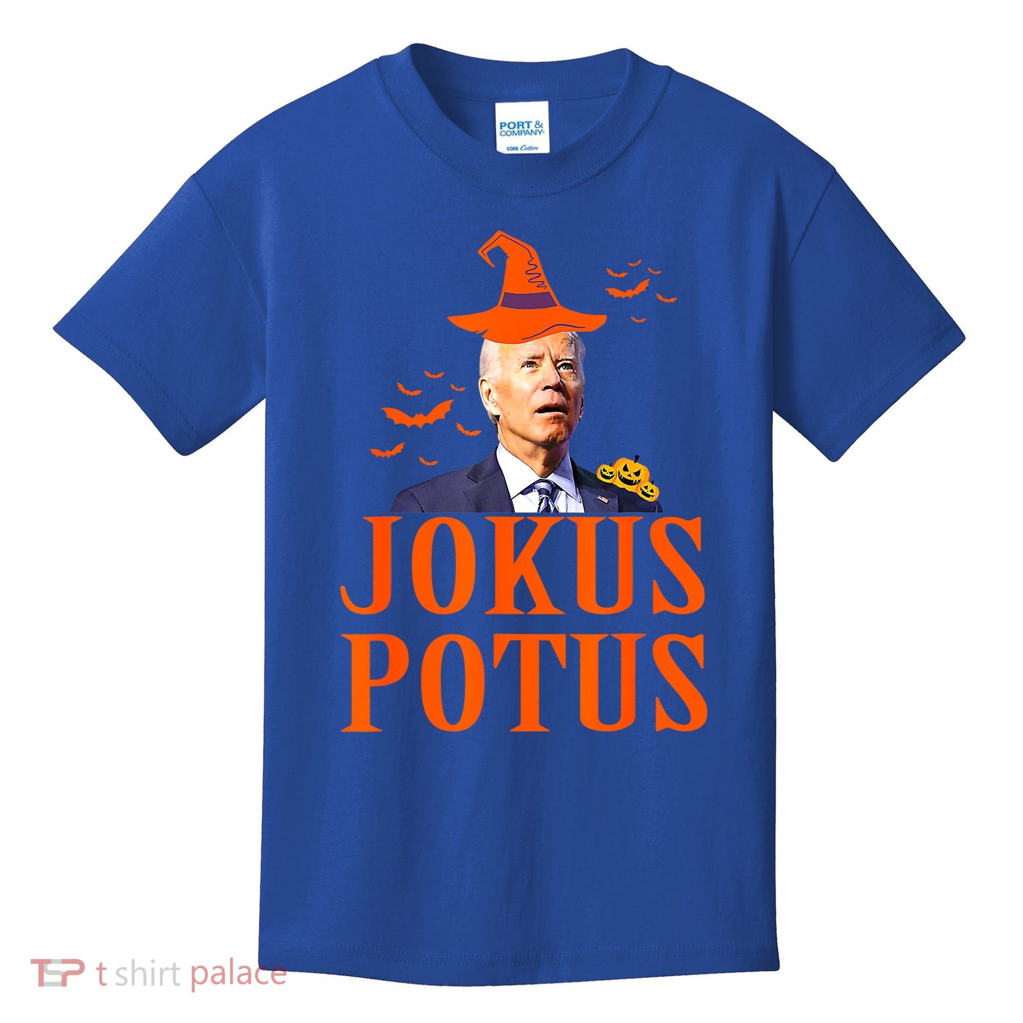 Funny Jokus Potus Halloween Biden Kids T-Shirt