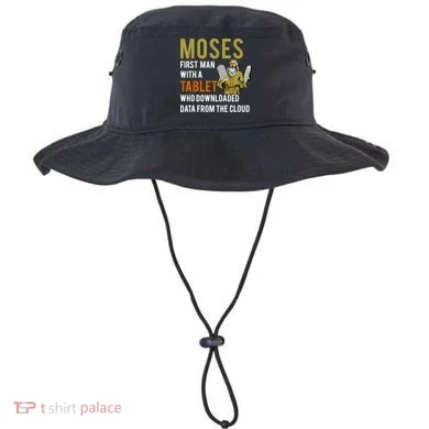 Funny Jewish Passover Moses Tablet Data Cloud Computing Bucket Hat