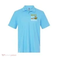 Funny Jewish Passover Moses Tablet Data Cloud Computing Polo thumb 0