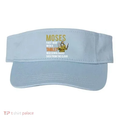 Funny Jewish Passover Moses Tablet Data Cloud Computing Visor