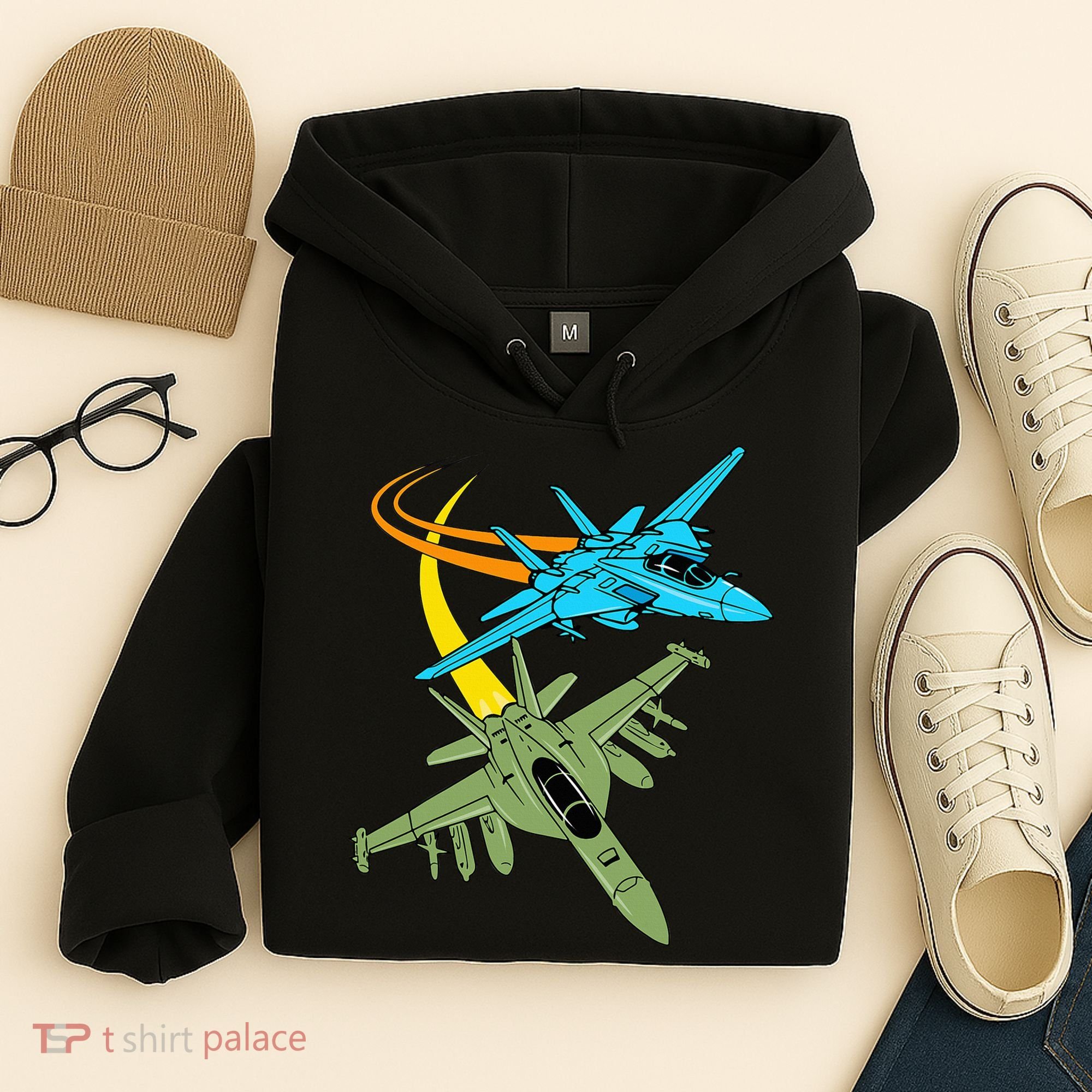 Fighter Jet Plane Future Pilot Aviation Airplanes Aircraft Hoodie