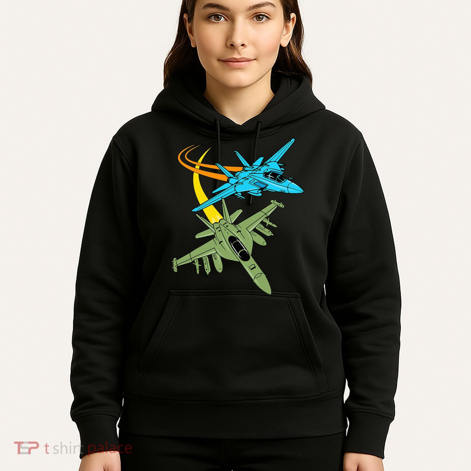 Fighter Jet Plane Future Pilot Aviation Airplanes Aircraft Hoodie