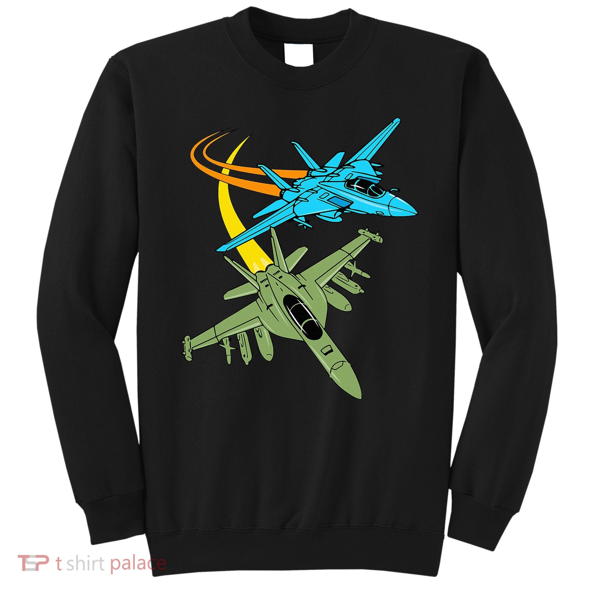 Fighter Jet Plane Future Pilot Aviation Airplanes Aircraft Sweatshirt