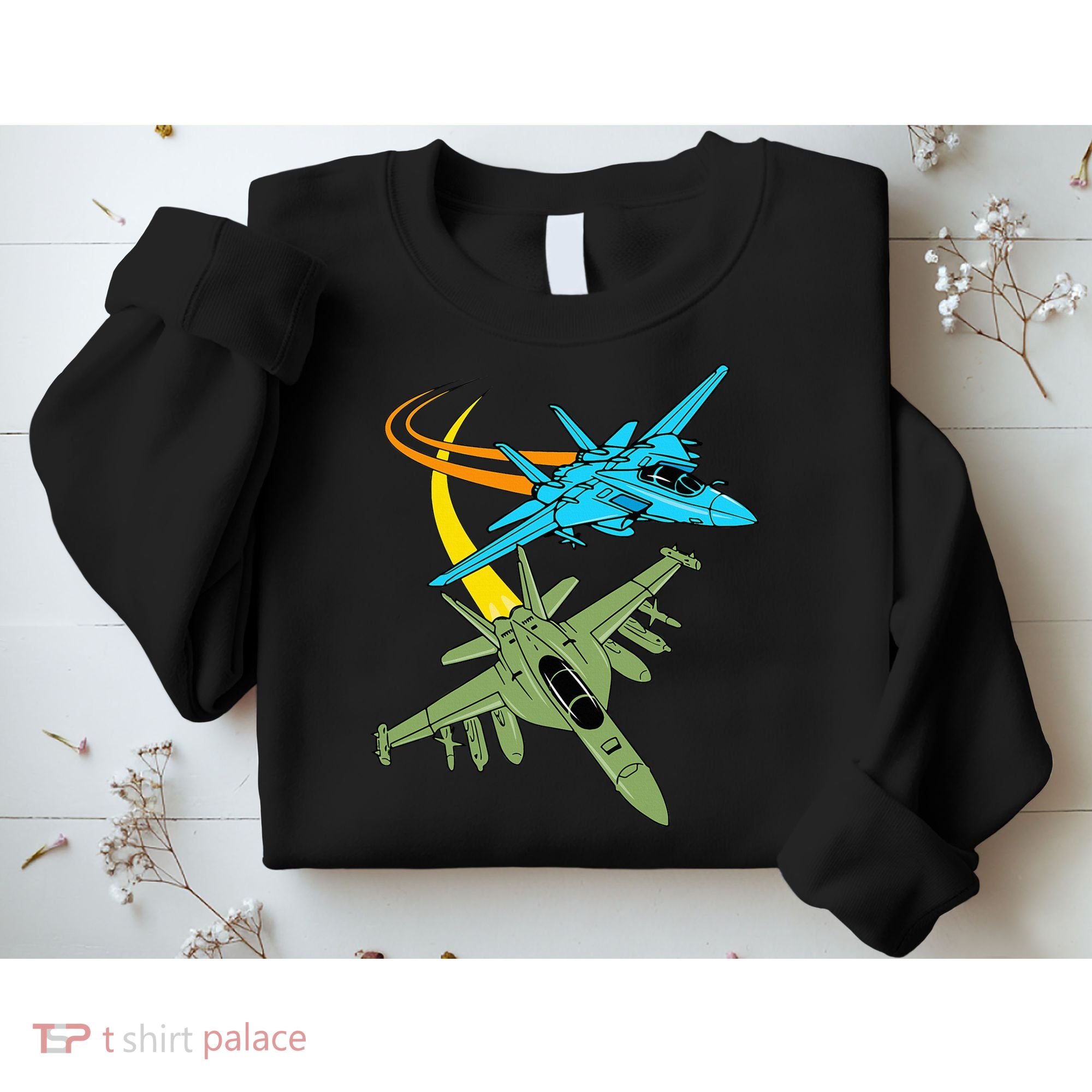 Fighter Jet Plane Future Pilot Aviation Airplanes Aircraft Sweatshirt