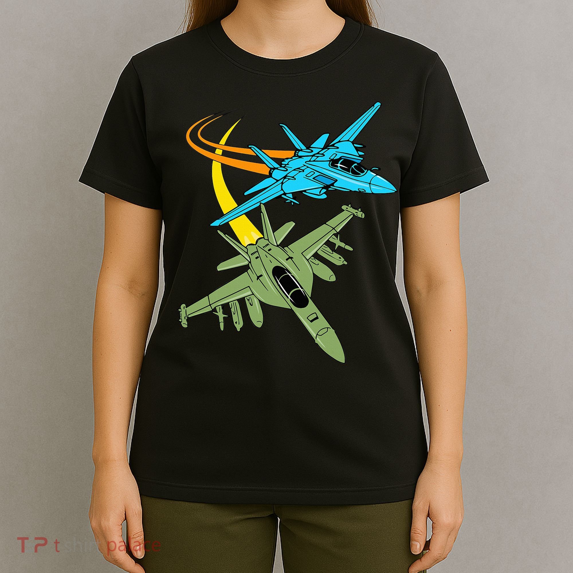 Fighter Jet Plane Future Pilot Aviation Airplanes Aircraft T-Shirt