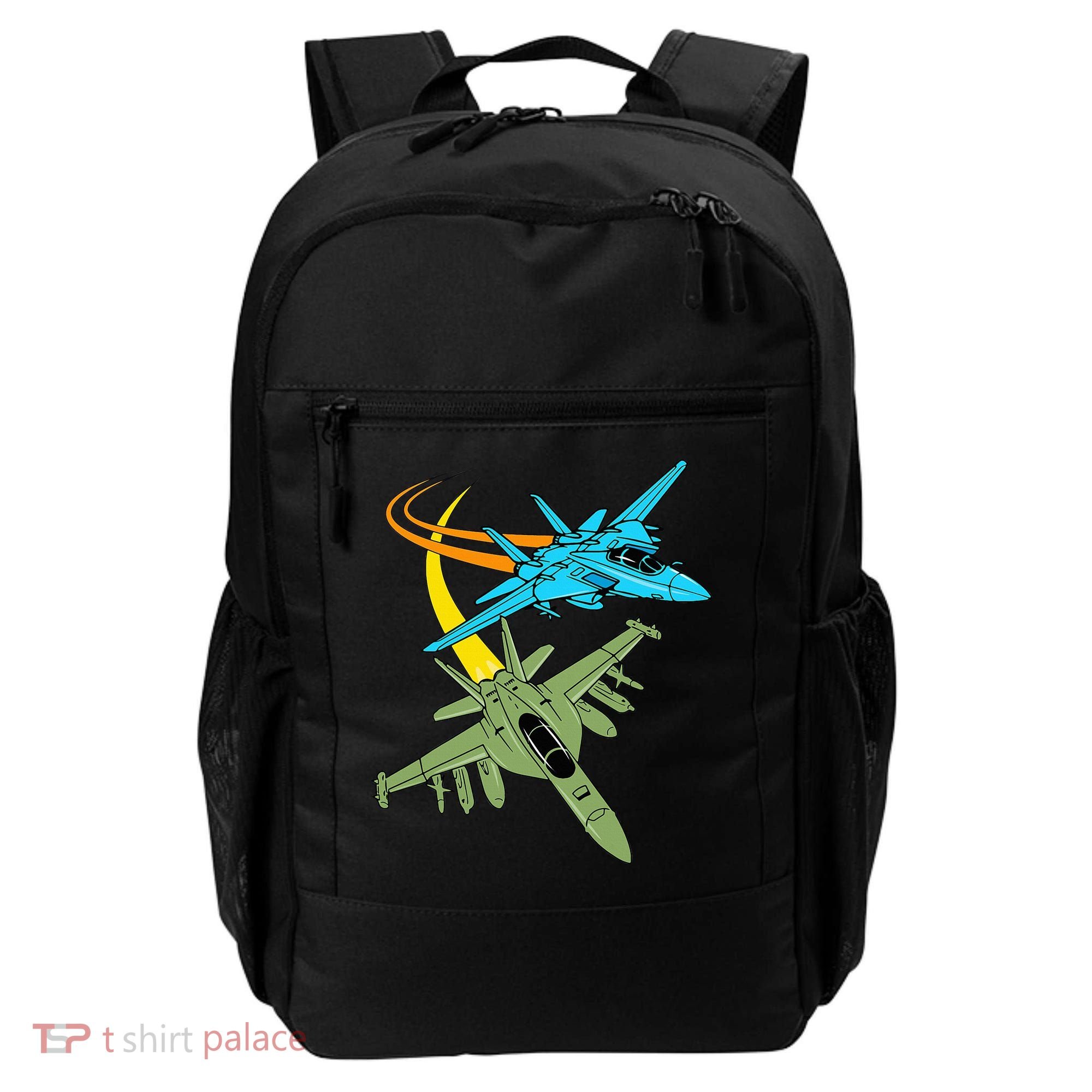 Fighter Jet Plane Future Pilot Aviation Airplanes Aircraft Backpack