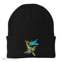 Fighter Jet Plane Future Pilot Aviation Airplanes Aircraft Beanie thumb 0