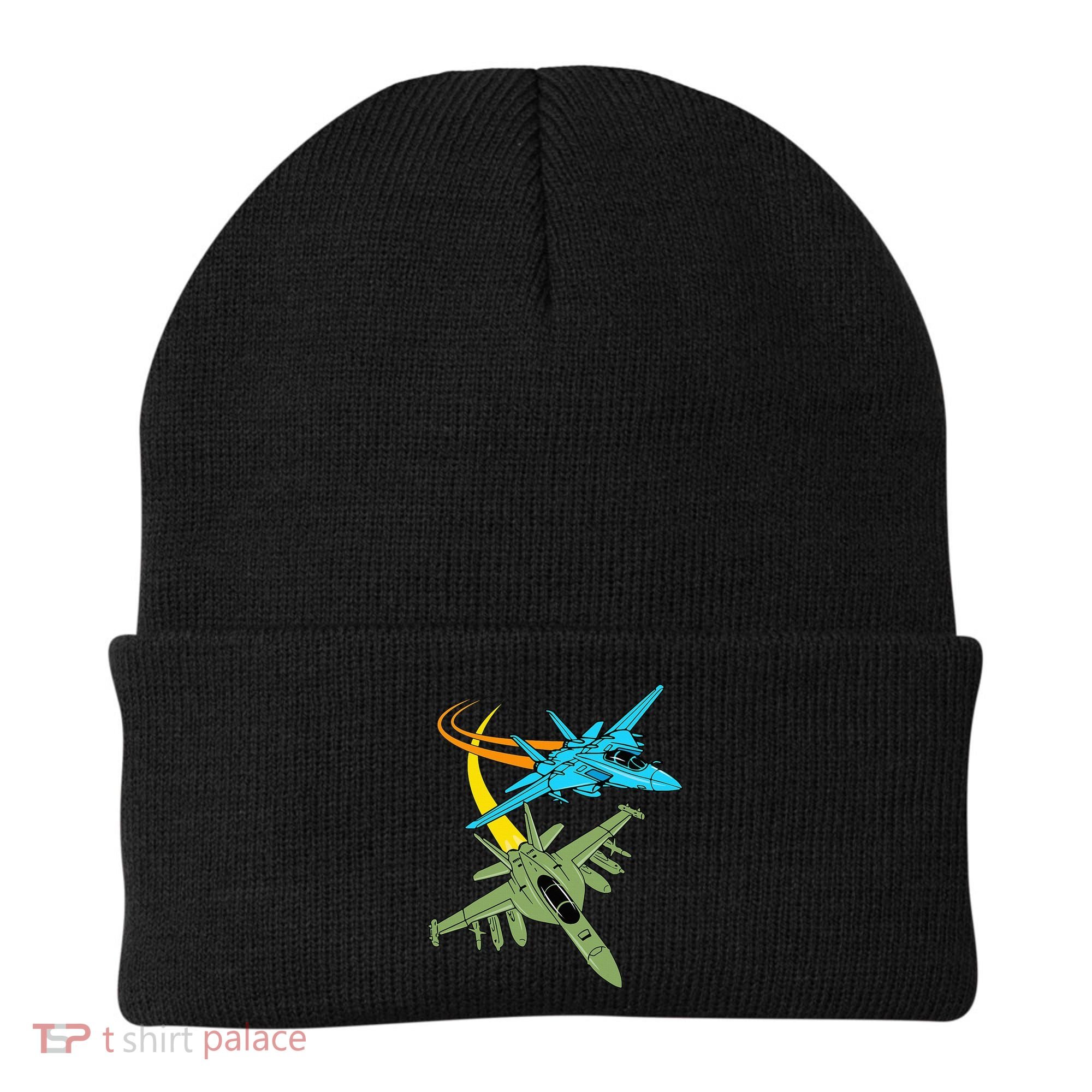 Fighter Jet Plane Future Pilot Aviation Airplanes Aircraft Beanie