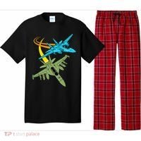 Fighter Jet Plane Future Pilot Aviation Airplanes Aircraft Pajama Set thumb 0