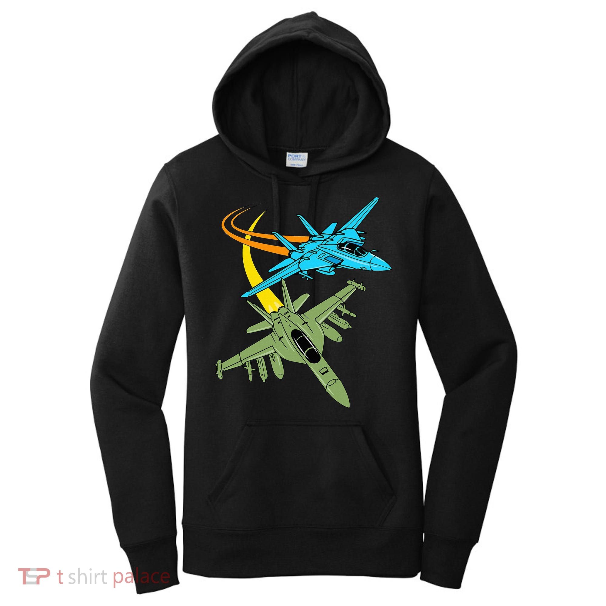 Fighter Jet Plane Future Pilot Aviation Airplanes Aircraft Women's Hoodie