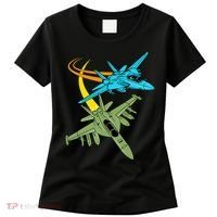 Fighter Jet Plane Future Pilot Aviation Airplanes Aircraft Women's T-Shirt thumb 0