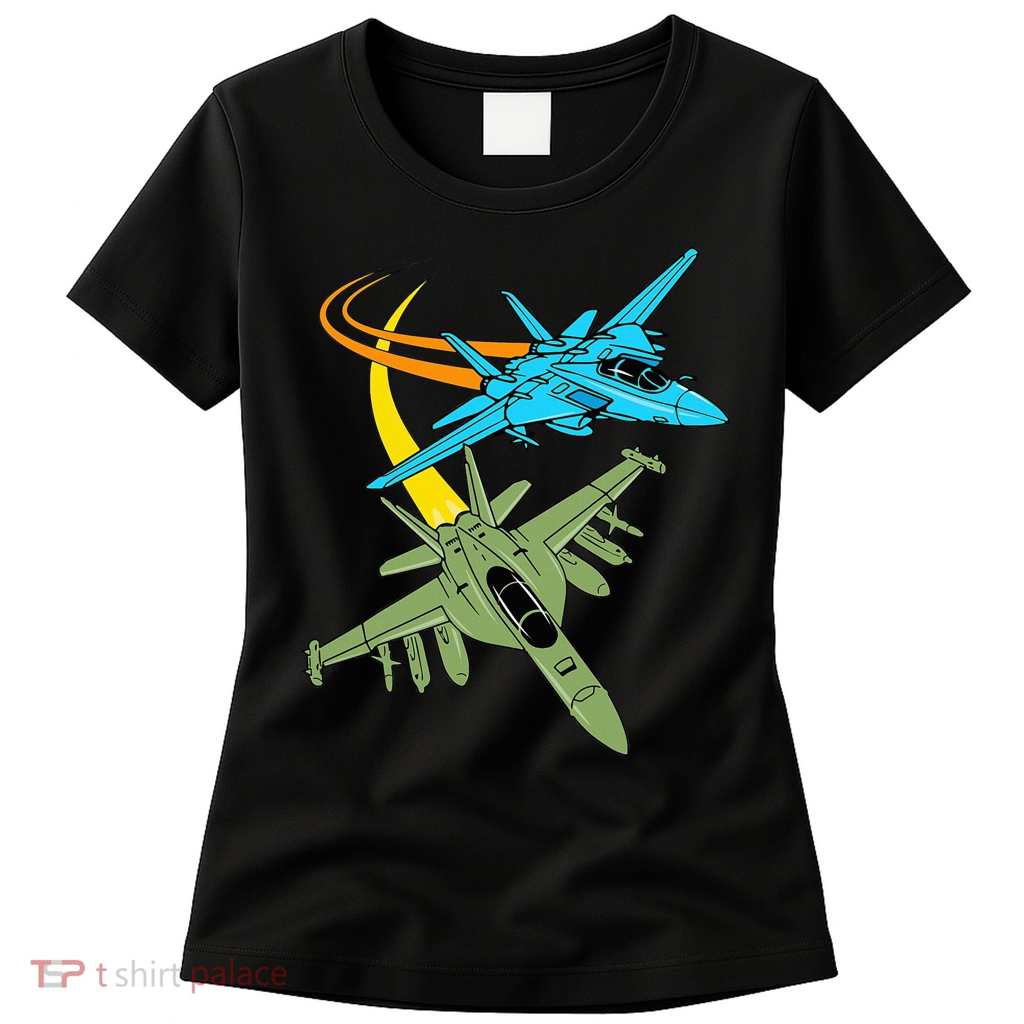 Fighter Jet Plane Future Pilot Aviation Airplanes Aircraft Women's T-Shirt