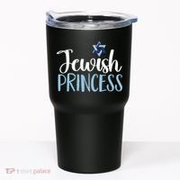 Funny Jewish Princess  Tumbler thumb 0
