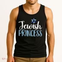 Funny Jewish Princess  Tank Top thumb 3