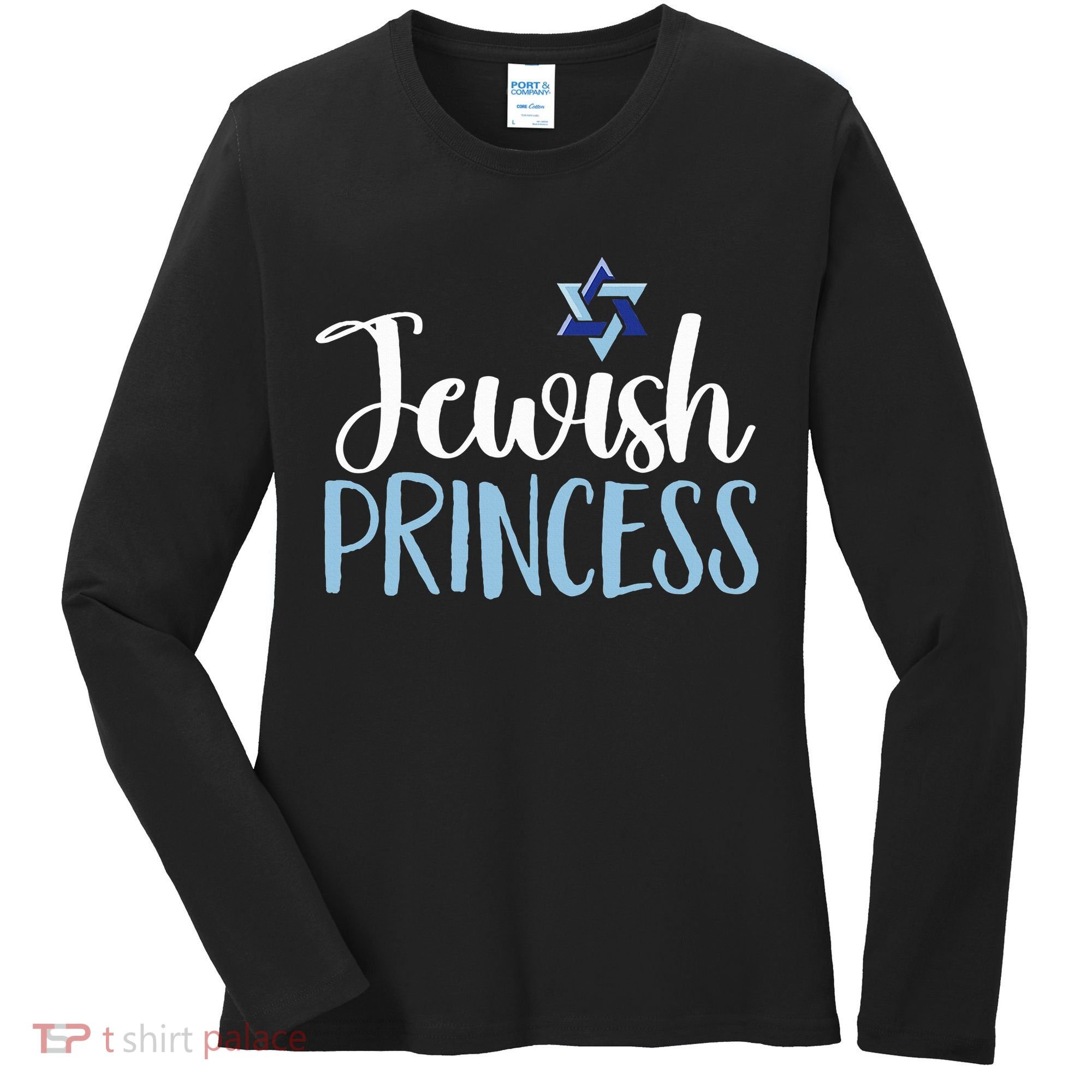 Funny Jewish Princess  Women's Long Sleeve Shirt