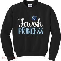 Funny Jewish Princess  Kids Sweatshirt thumb 0