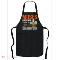 Funny Jewish Passover Moses Tablet Data Cloud Computing Pun Apron thumb 0